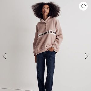 Madewell (Re)sourced Sherpa Popover Top